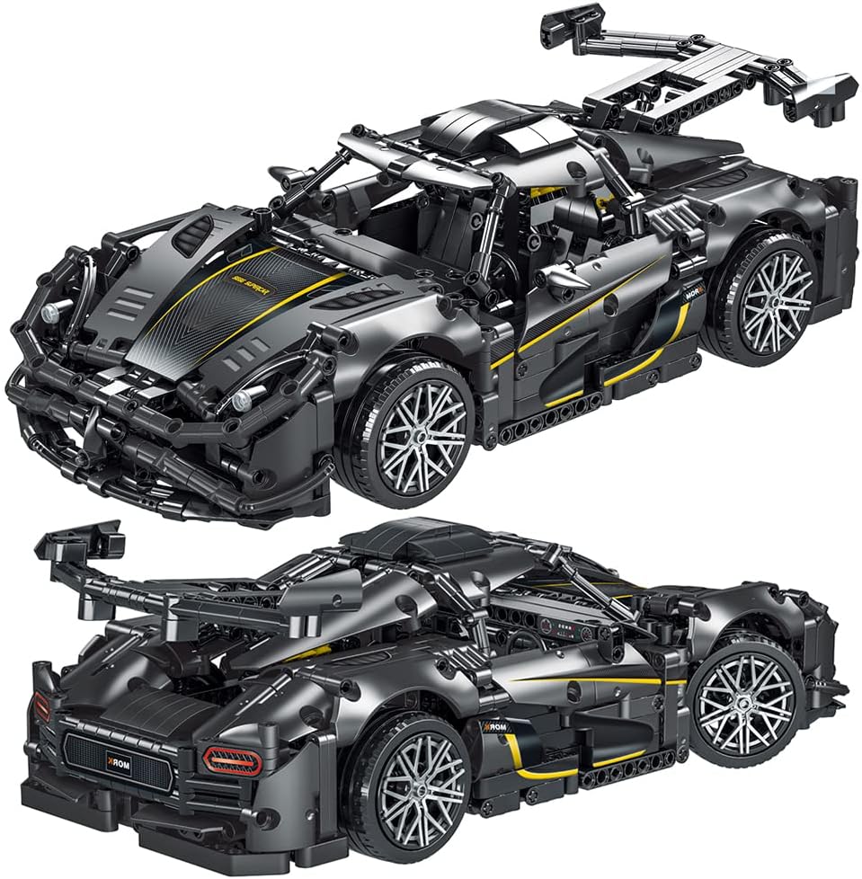 Mesiondy Sports Car Building Blocks Toys Boys or Adults Kits，1:14 MOC Building Set Raceing Car Model ,Cars for Boys Age 12-16，(1505 Pieces)&hellip;