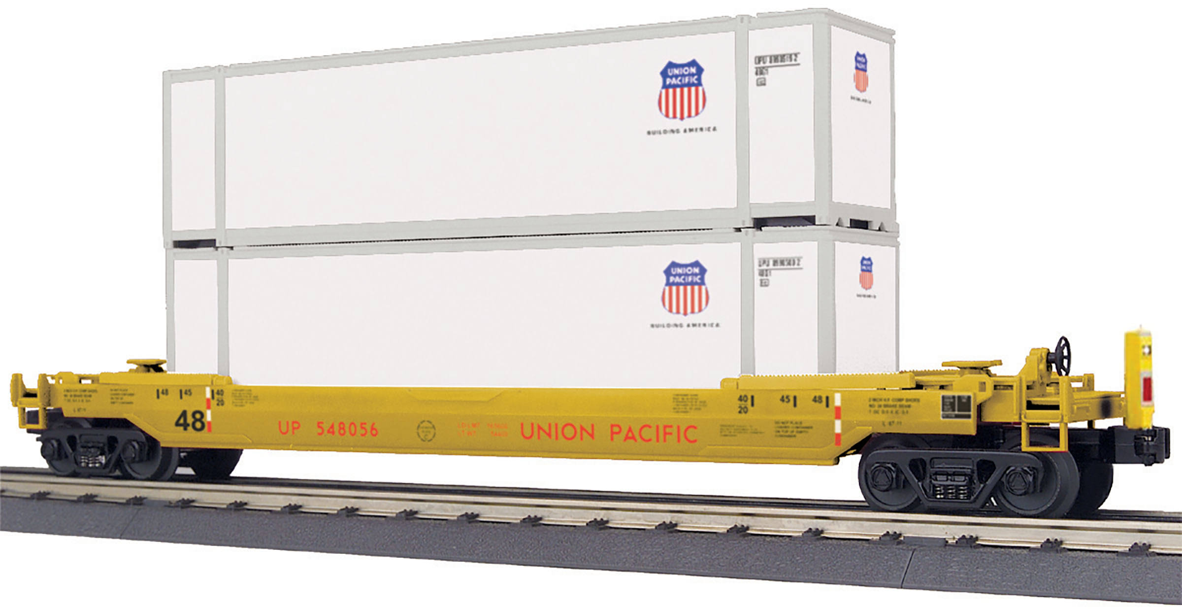 mth Trains; Mikes Train House Up Husky Stack Car W/etd 30-76759