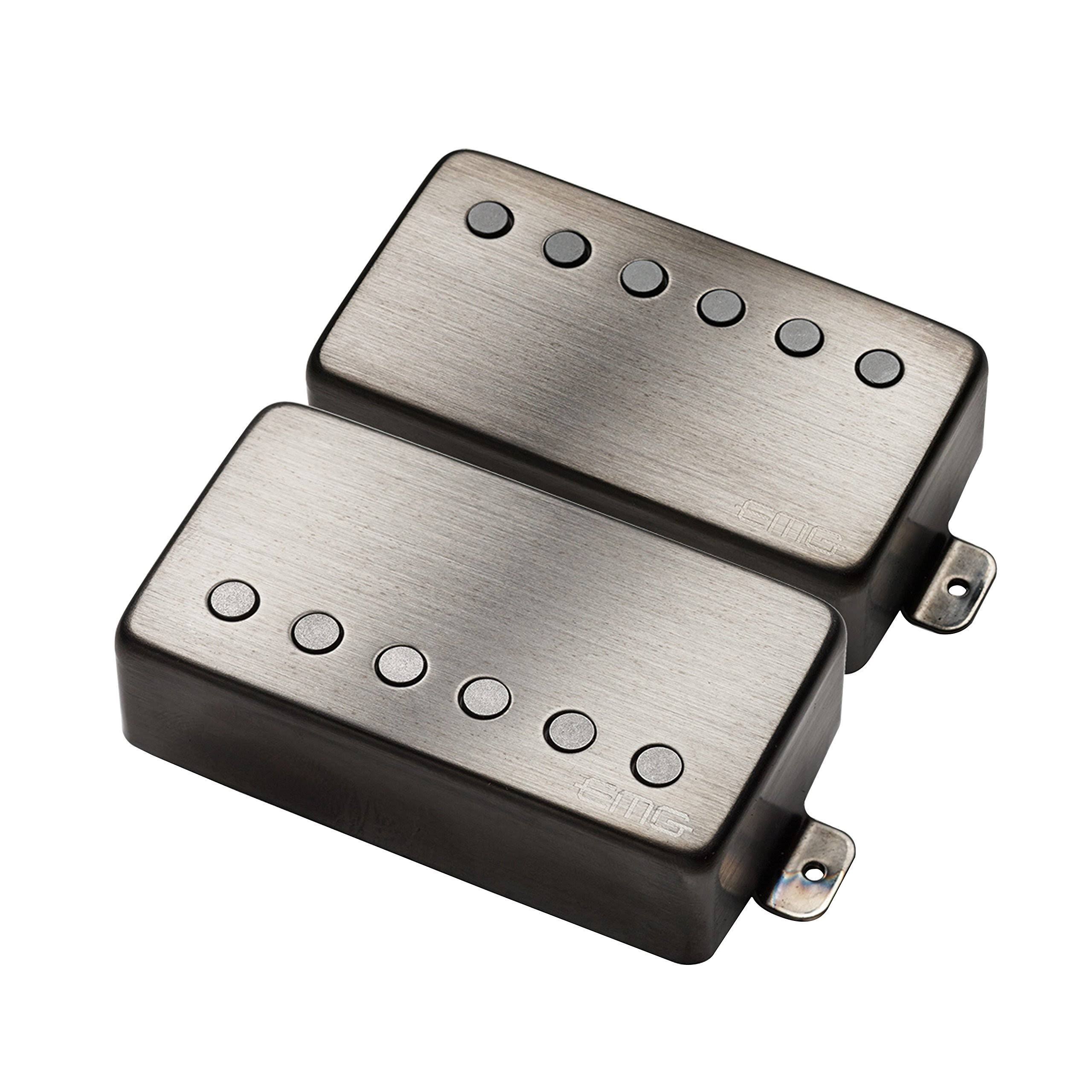 EMG 57/66 Humbucker Pickups, Set, Brushed Black Chrome