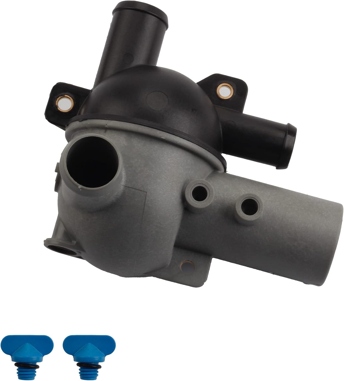 Dasbecan Water Housing Assy Distributor Replacement 863631T1 Compatible With Mercury Mercruiser 4.3L 5.0L 5.7L 6.2L 262 305 350 377 CID V6 V8 + Manual Drain Plugs