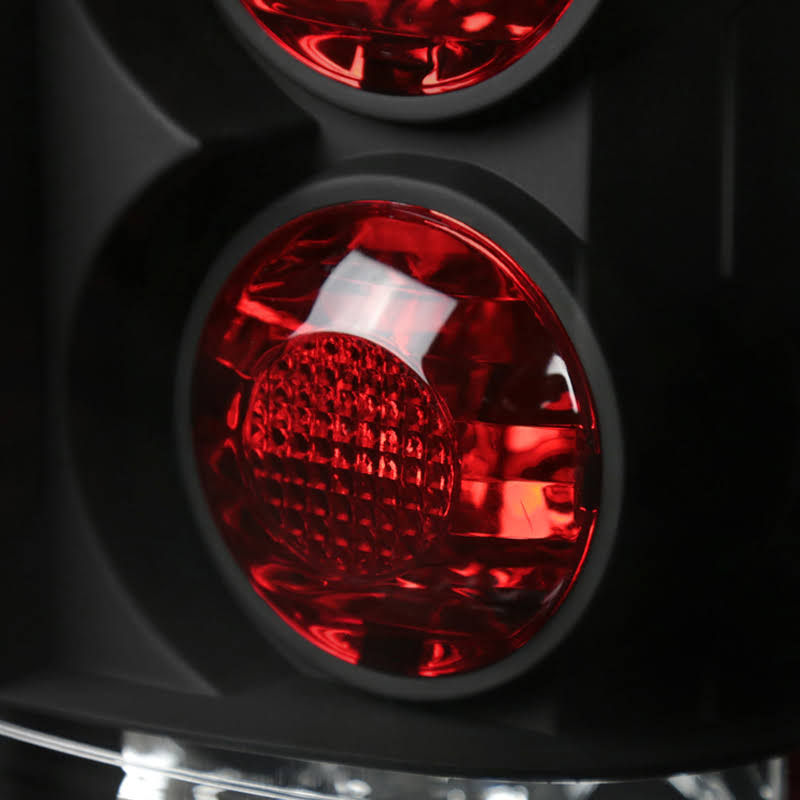 Spec-D Tuning F-Side Tail Lights-Black 99-02 Chevy Silverado