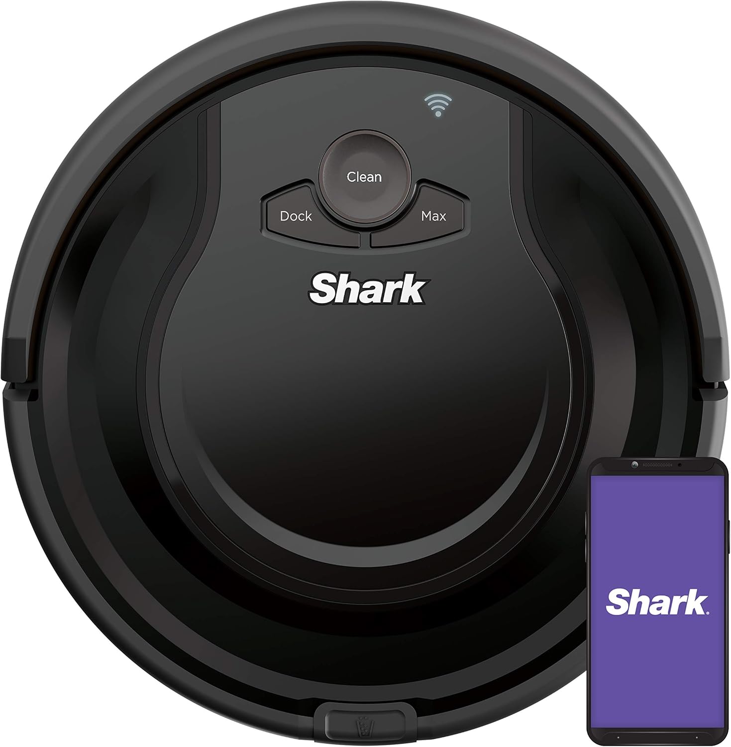 Shark AV752 ION Robot Vacuum, with Tri-Brush System, Wi-Fi Connected, 120min Runtime, Works with Alexa, Multi-Surface Cleaning, White
