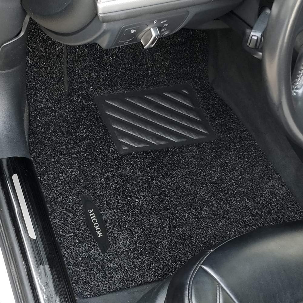 MICOOS Compatible with Car Floor Mat Carpet for BMW X6 (2019-2020) G06, All Weather Heavy Duty Floor Mat Set Waterproof Stain-Resistant (Black) Pack of 2