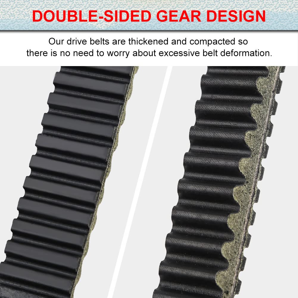 WMPHE Polaris Drive Belt ATV UTV Compatible with 2020-2022 Polaris General, 2015-2022 Polaris RZR XP, Replace OE Number 3211180, 3211196, 3211172, 3211149 ,3211148, 3211142, 27C4159