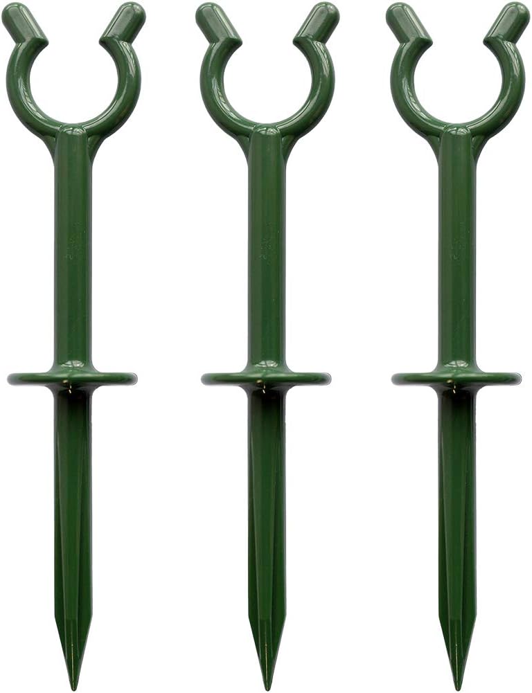BAOLONG Garden Hose Guide Holder Hose Support Lawn Saver Set of 10 for Garden/Lawn/Yard(Fit in 5/8”Hoses) Pack of 2
