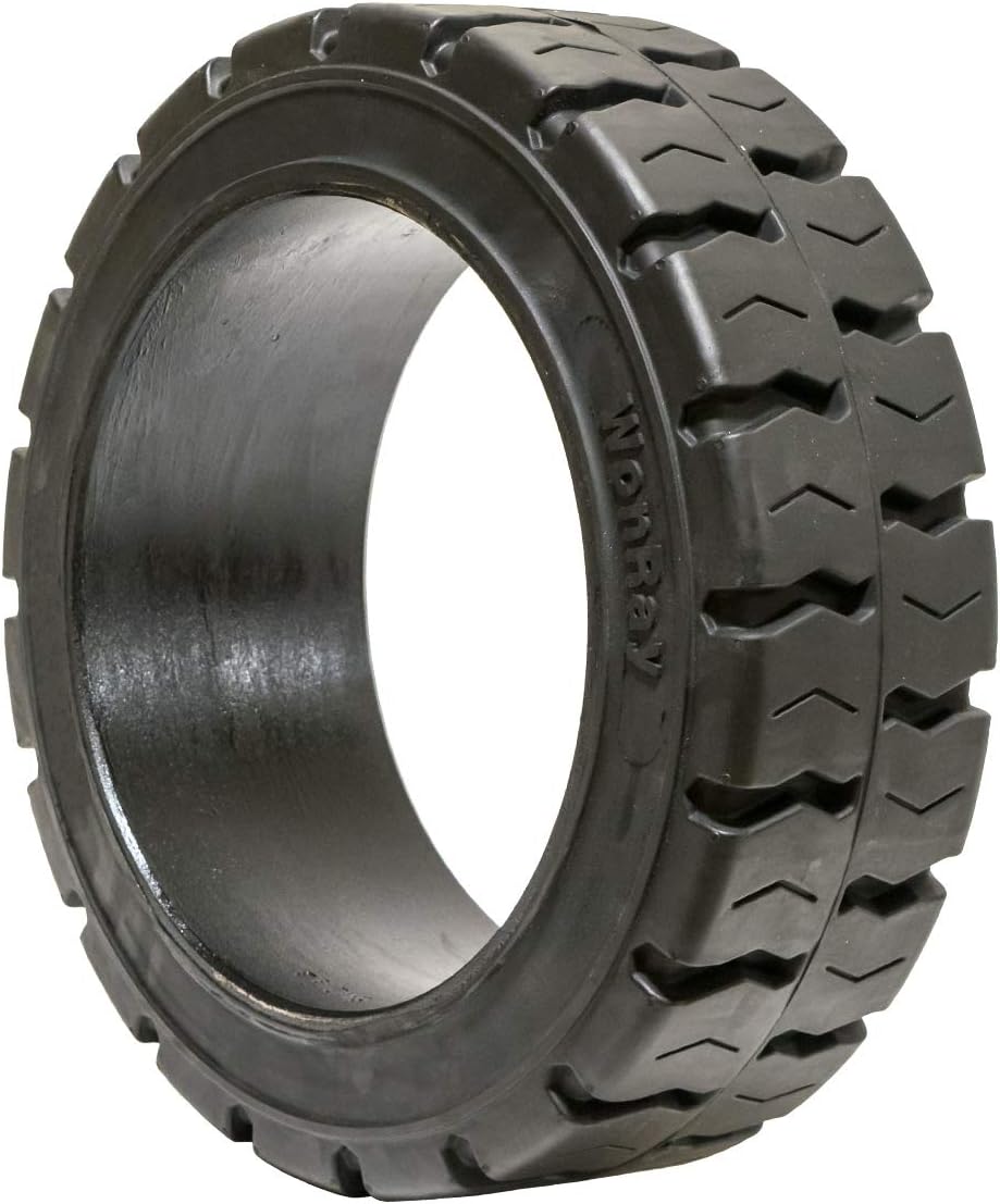 Set of 4 14x4-1/2x8 Tire Wide Track Solid Forklift Press-On 14x4.5x8 Traction Tire 144128