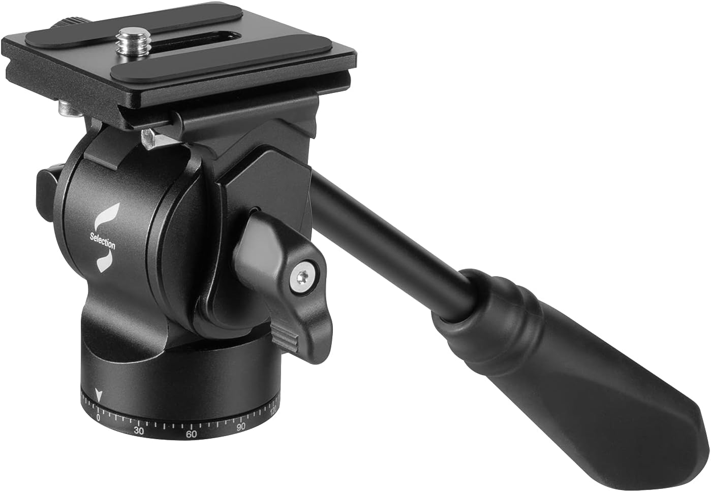 SmallRig Selection Tripod Fluid Head Pan Tilt Head with Quick Release Plate for Arca Swiss for Compact Video Cameras and DSLR Cameras -3259 Pack of 2