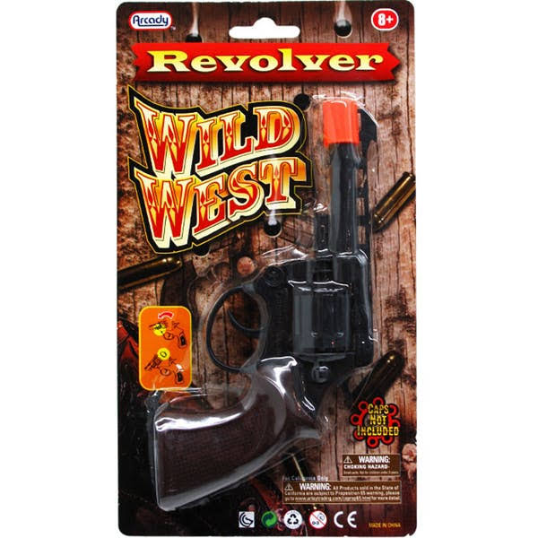DD 5.5x22 Wild West Toy Revolver Cap Gun Case Pack 96