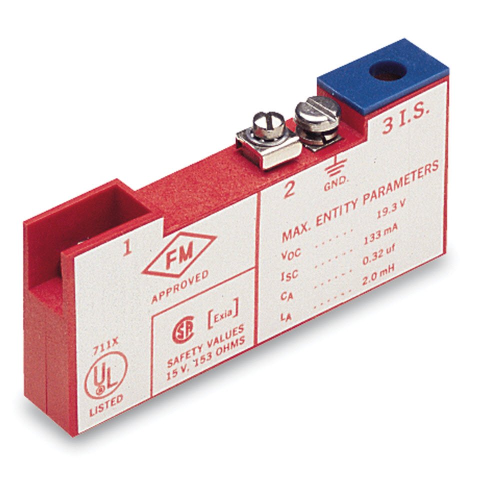 Gems Sensors 111950 Single Channel Zener Barrier, 183 ohms Resistance, 15 VDC Voltage, 250 mA Current Pack of 2