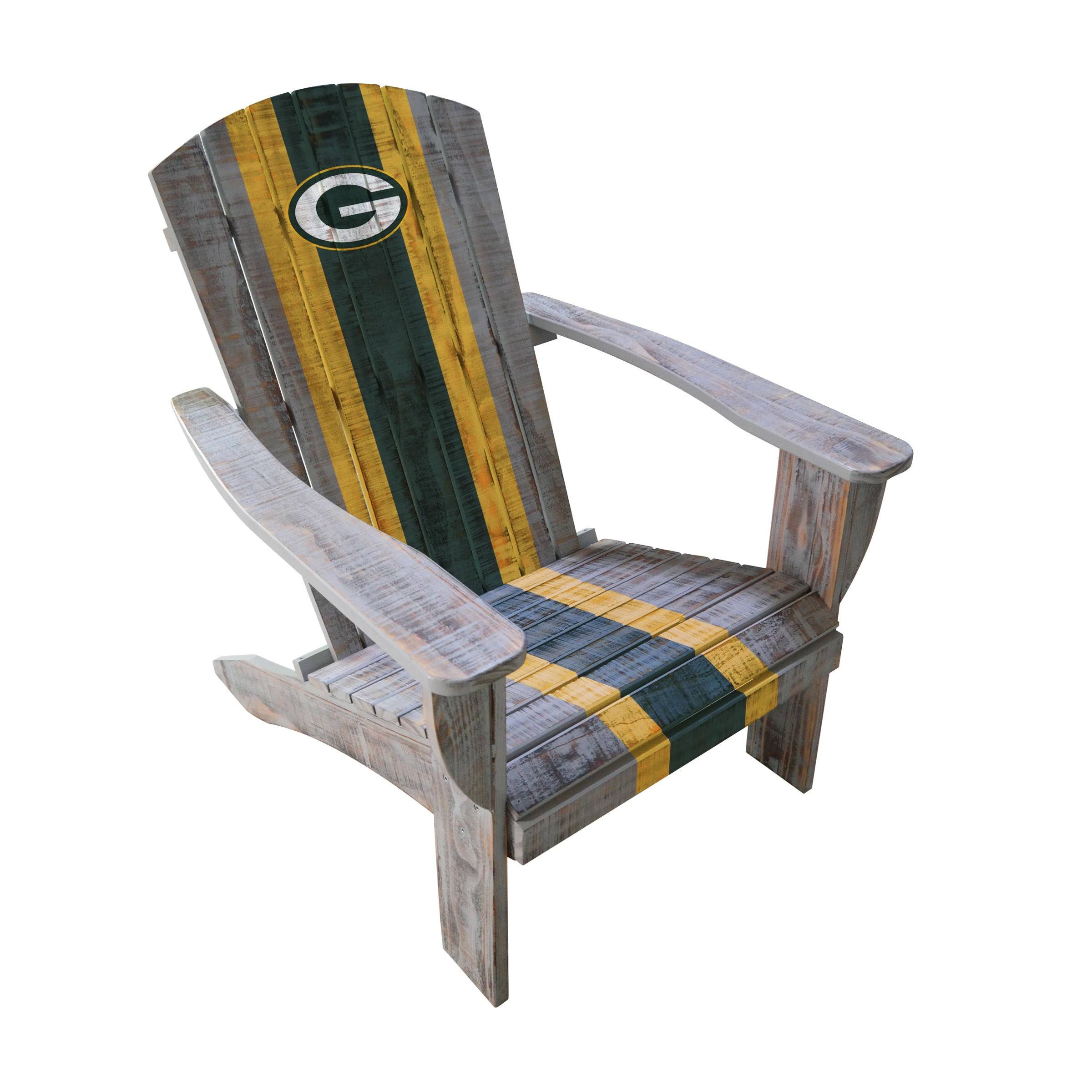 NFL Green Bay Packers Wooden Adirondack Chair