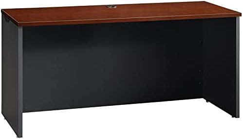 BOWERY HILL Writing Desk in Classic Cherry/Black Accents
