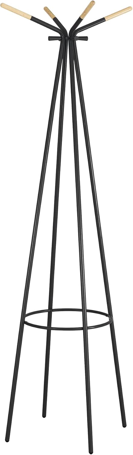 Safco Products 4256BL Family Coat Rack Tree, Black Pack of 2
