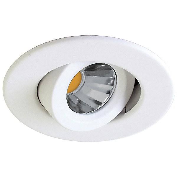 Contrast Lighting Concerto 4 inch LED Round Adjustable Trim - Color: White / Matte - LD2AC-113090M2
