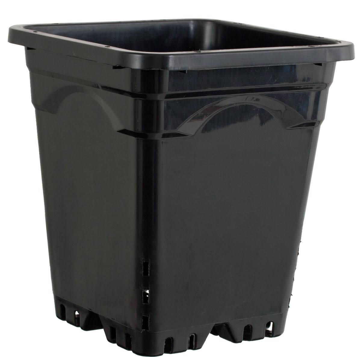 Active Aqua 9x22 x 9x22 Square Black Pot, 10x22 Tall, Case of 24