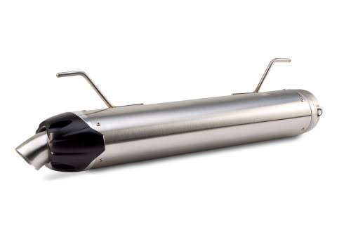 Two Brothers Racing 005-4090409-S1 S1R Silver Stainless Steel Canister Slip-On Exhaust System