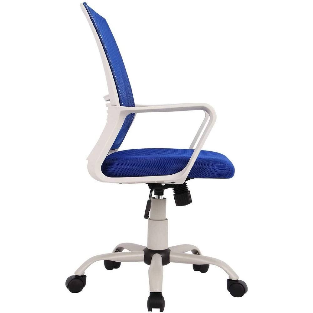 Smugdesk Office Chair, Mid Back Mesh Office Computer Swivel Desk Task Chair, Ergonomic Executive Chair with Armrests Features -