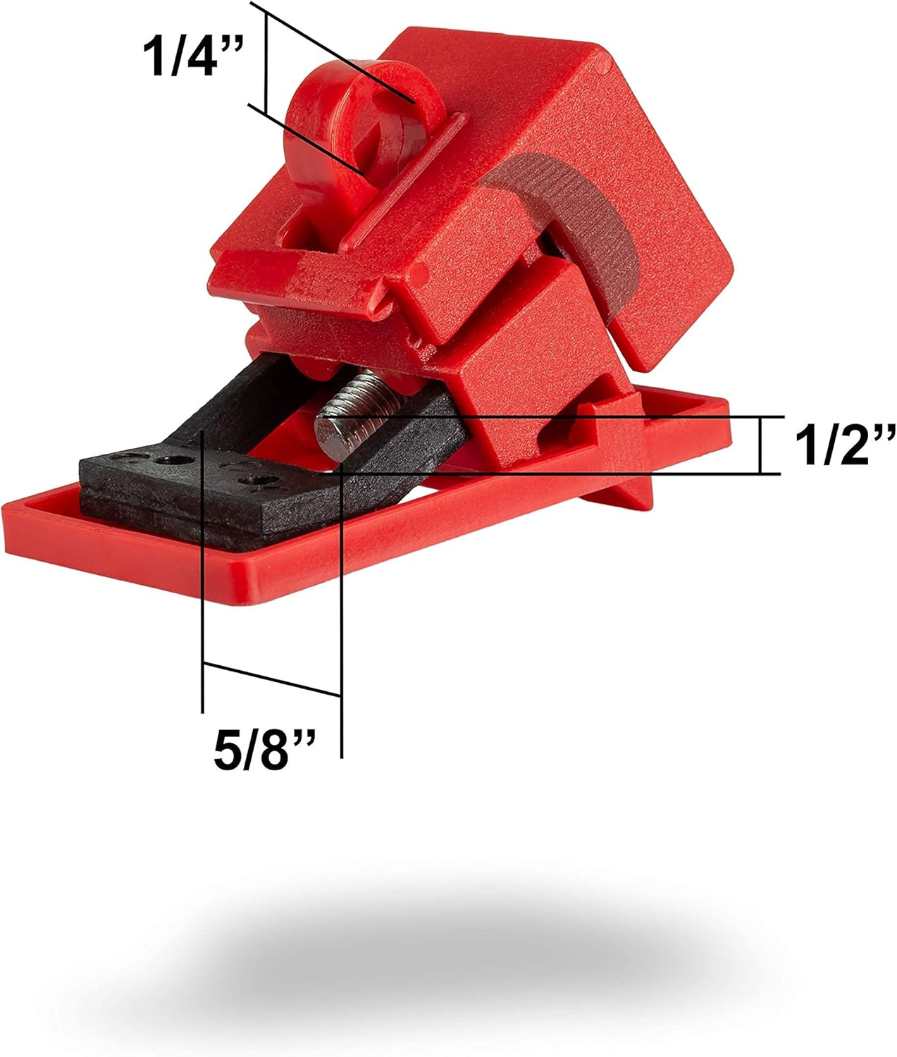 TRADESAFE Lockout Tagout Kit with Loto Locks for Gate Valves, Ball Valves, Electric Plugs, Electrical Circuit Breaker. Includes Red Padlocks, Hasps, Safety Lock Out Tags (2 Keys Per Lock) Pack of 2