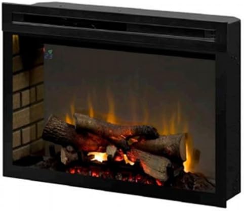 Dimplex PF2325HL Multi-Fire Xd 25-Inch Electric Firebox with Faux Logs Bed, Black