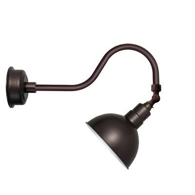 Blackspot LED Outdoor Barn Light Latitude Run Finish: Mahogany Bronze