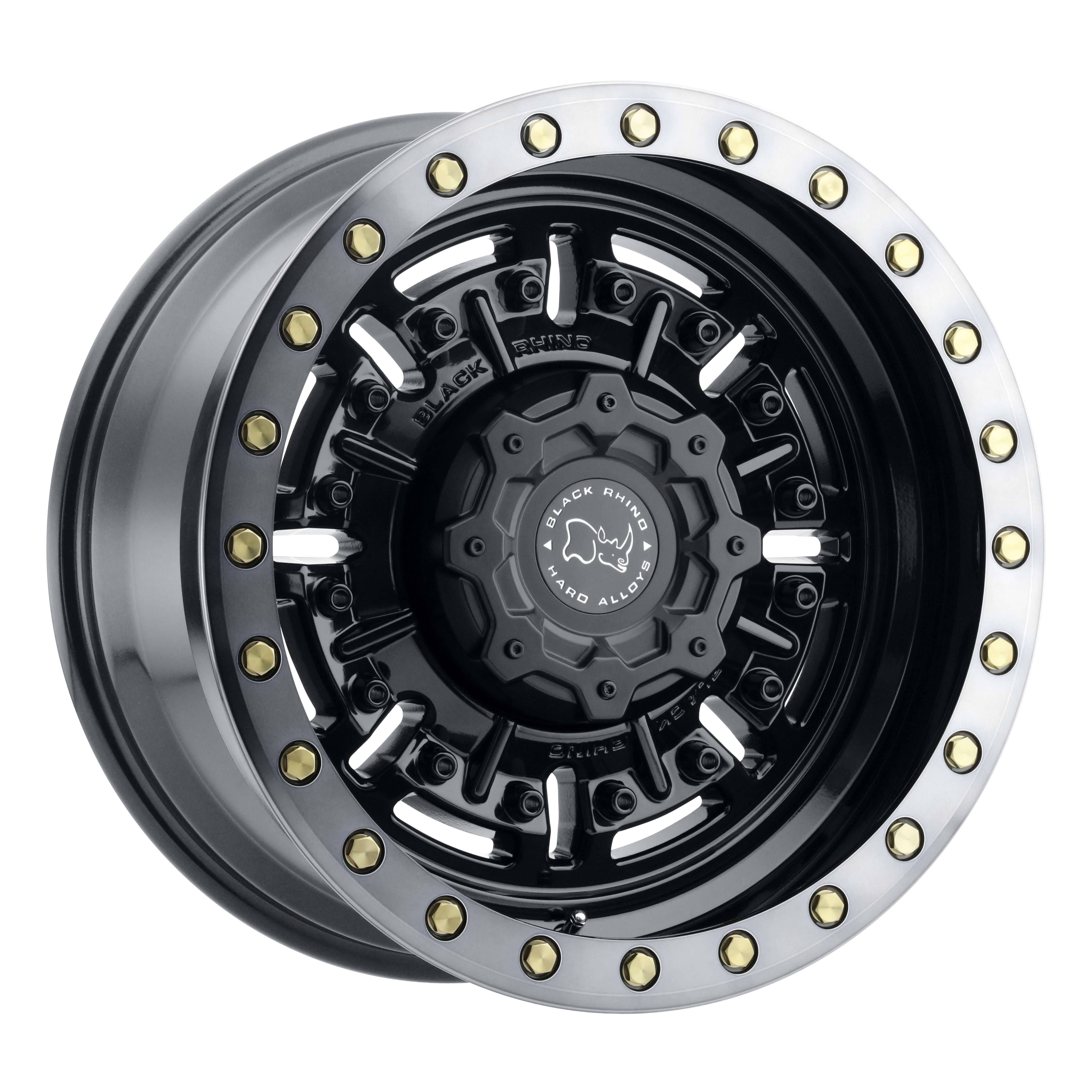 Ford F350 Black Rhino Machined Matte Black Abrams Wheel