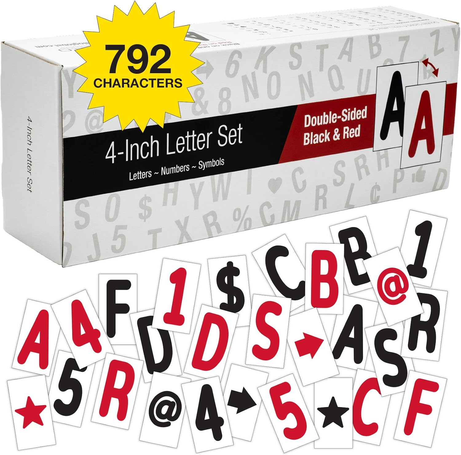 Swinging Sign Letters: Includes 792 Four inch Letters, Symbols, and Numbers for 24