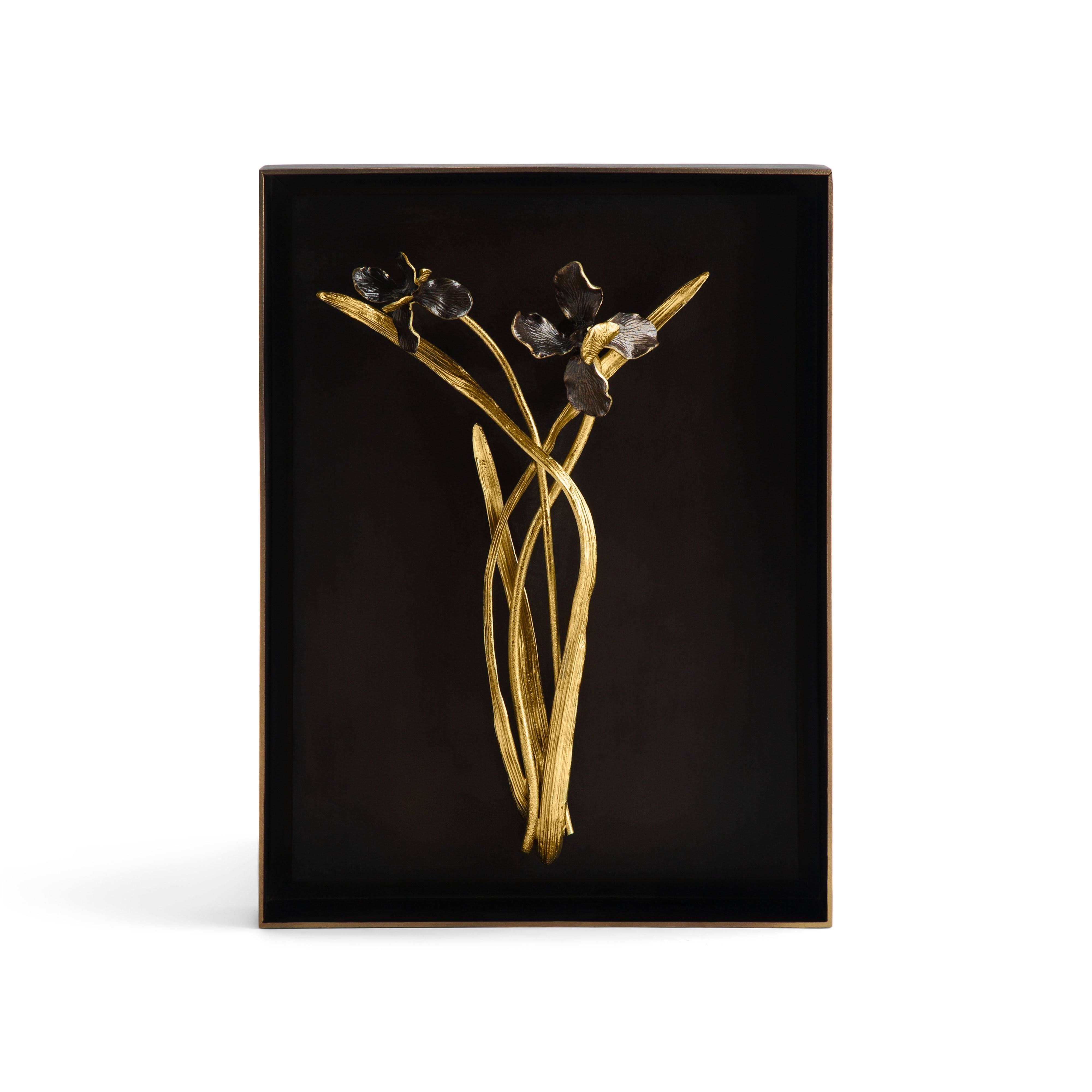 Michael Aram Black Iris Shadow Box