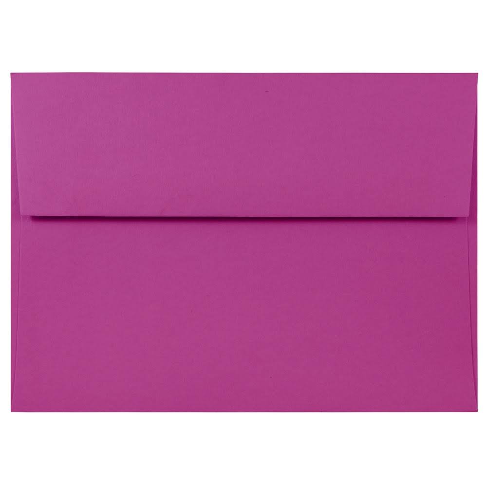 Jam Paper A7 Invitation Envelopes - 5 1/4 x 7 1/4 - Magenta Pink - 250/Pack