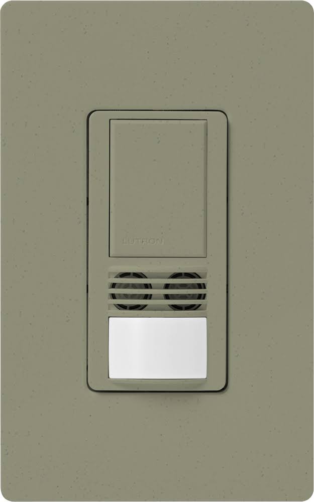 Lutron MS-A102-V-GB Maestro Dual Technology Vacancy Sensor Switch, Greenbriar