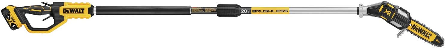 DEWALT 20V MAX* XR Pole Saw, 15-Foot Reach (DCPS620M1)