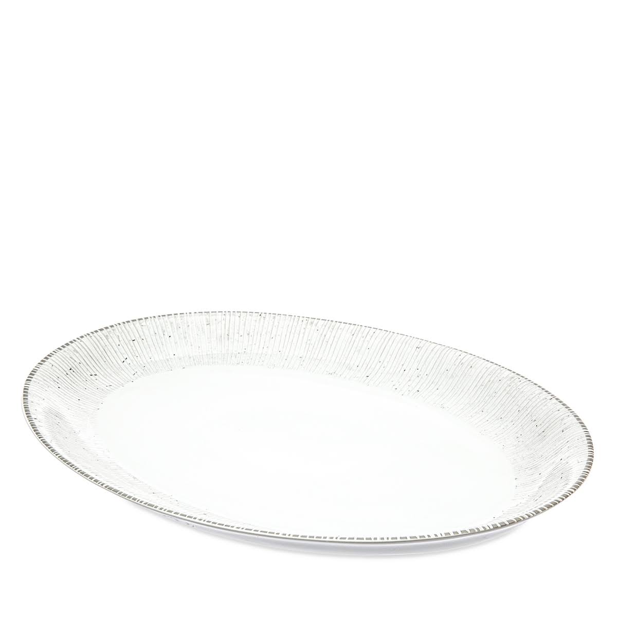 Ricci Argentieri Payton 14x22 Platter - White/Black