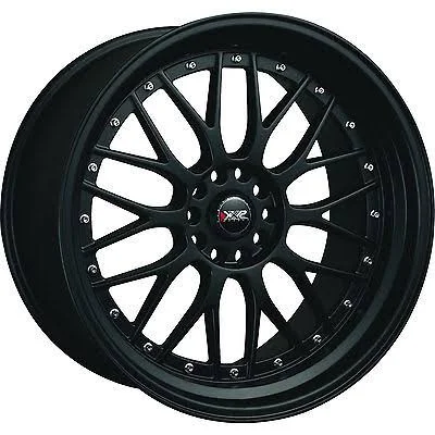 XXR 521 18 Flat Black Wheel / Rim 5x4.5 u0026 5x120 with A 25mm Offset and A 73.1 Hub Bore. Partnumber 52180142