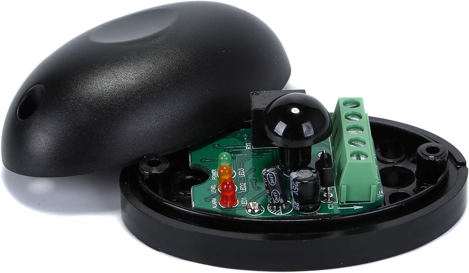 GATEXPERT Photocell Sensor for Gate Opener Universal Outdoor Infrared Beam Sensor Sliding Gate Opener Accessory 24V 1 Pair(Transmitter and Receiver)