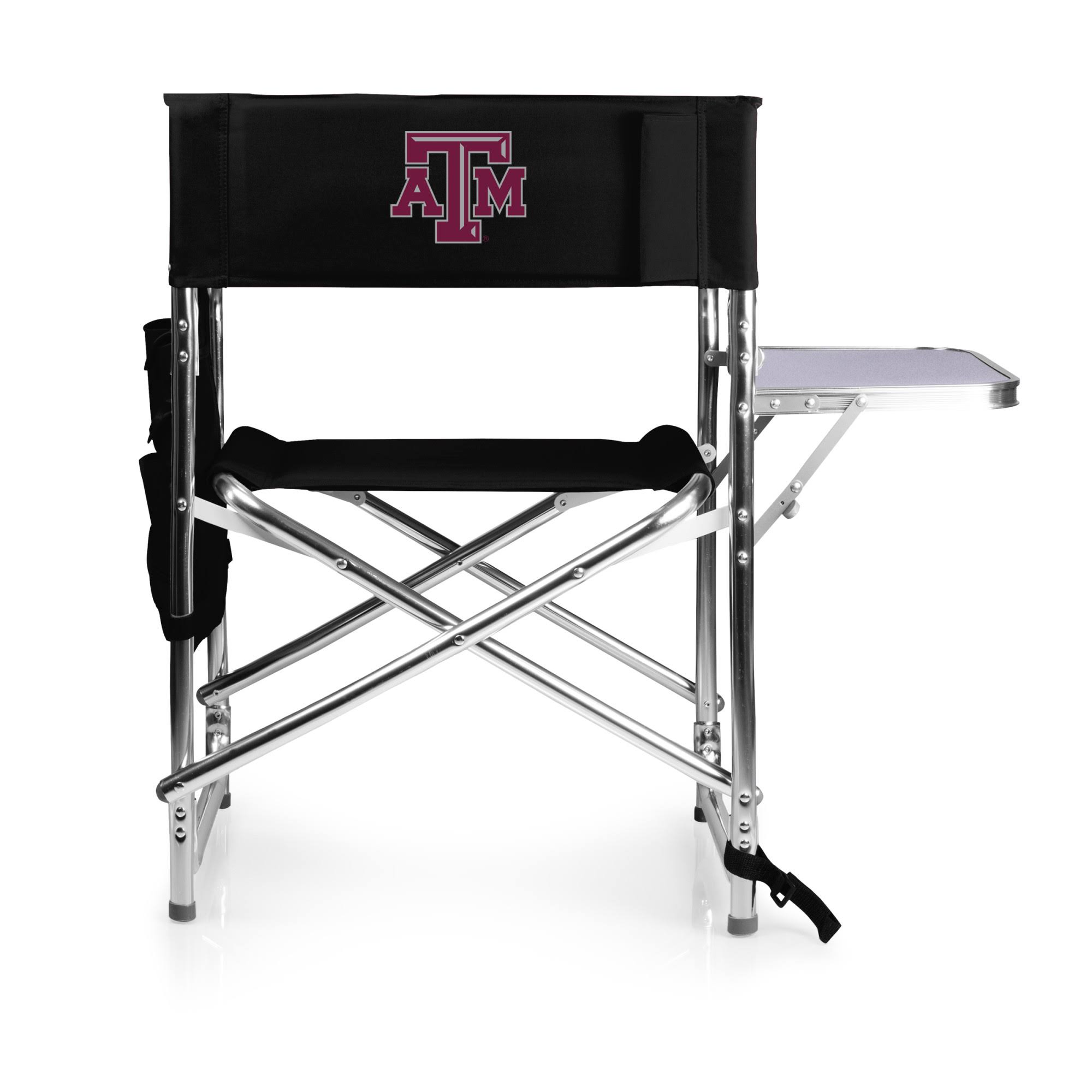 Picnic Time Black Texas Au0026M Aggies Sports Chair