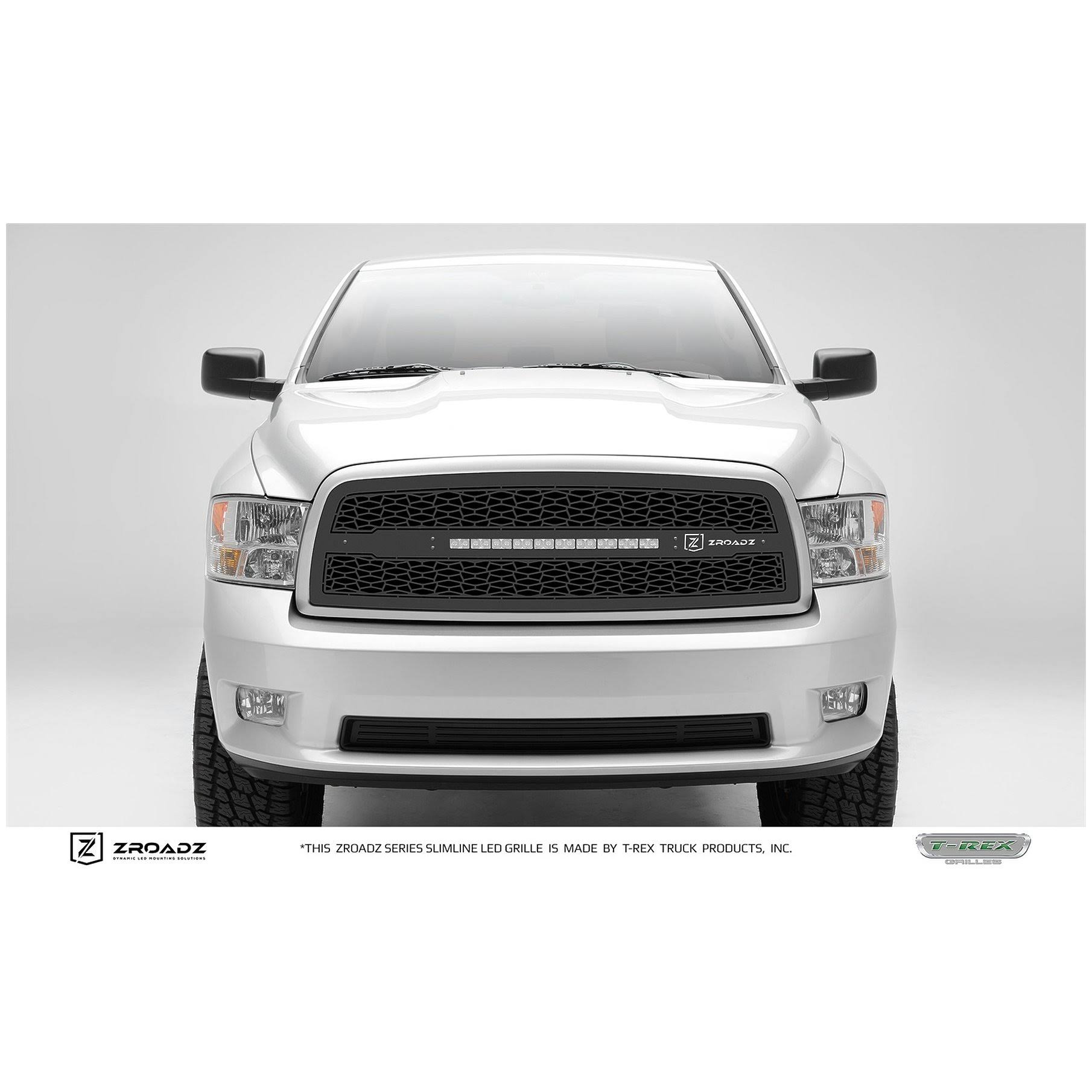 T-Rex Z314571 ZROADZ Series LED Light Grille Black Dodge Ram 1500
