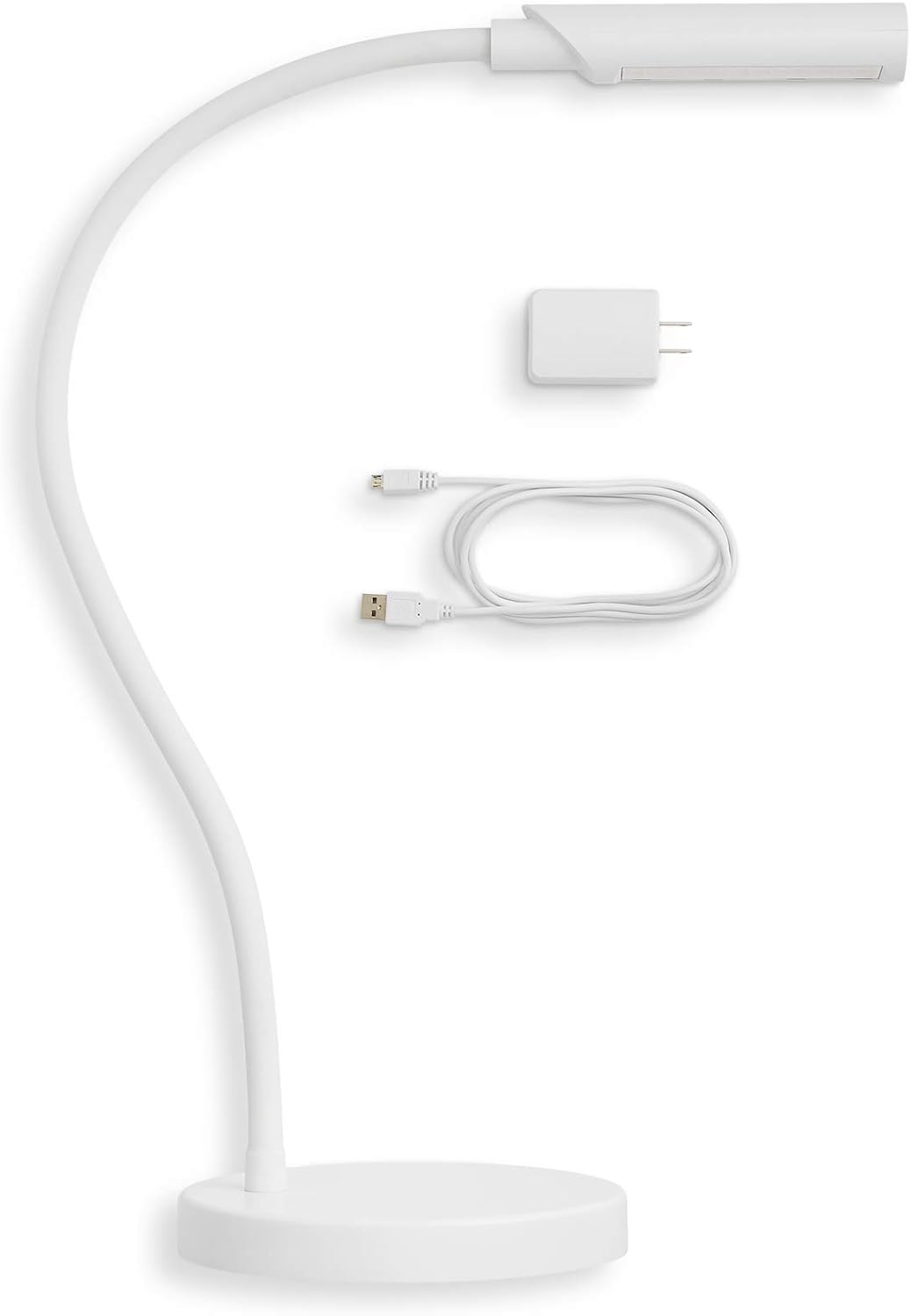 Reliable UberLight Flex 4200TL Task Light &ndash; LED Portable Desk Light with Round Base, USB Connection, 26.5&rdquo; Flexible Gooseneck, 270&deg; Rotational Head, and up to 60,000 Hours of Use (Black)