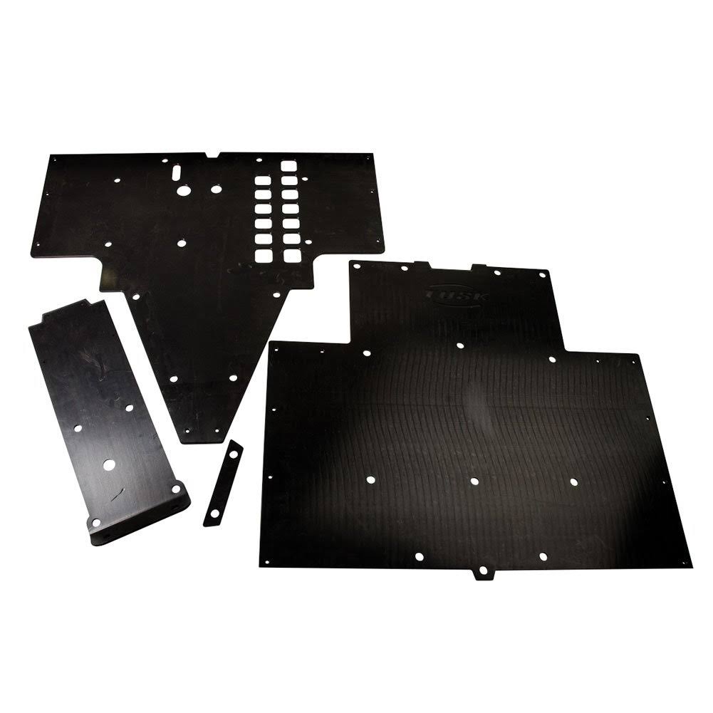 Tusk Quiet-glide Skid Plate 3/8 inch - Fits: Can-Am Maverick Max 1000 x DS 2015, Black