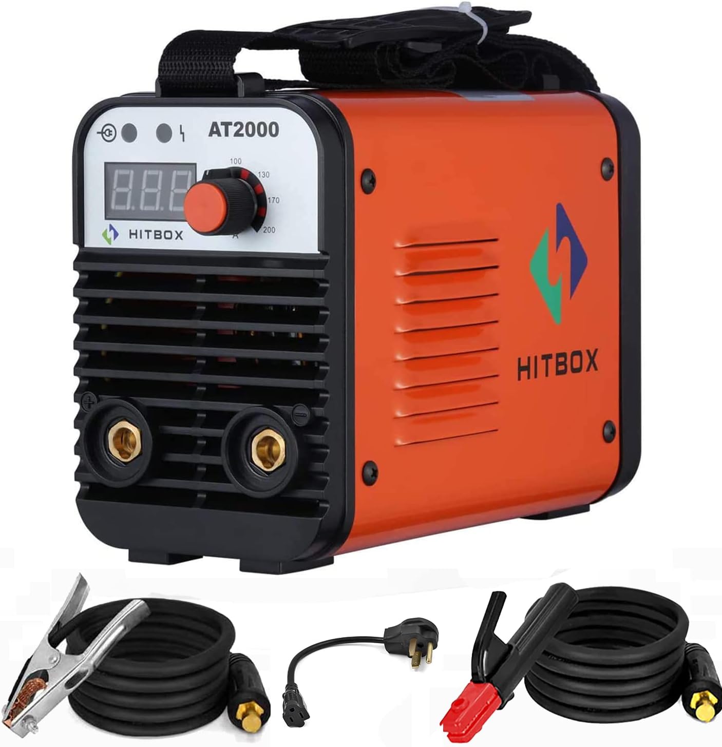 Dual Volt ARC Welding Machine Rod Stick 110/220V Mini Portable Inverter Welder AT2000 HITBOX