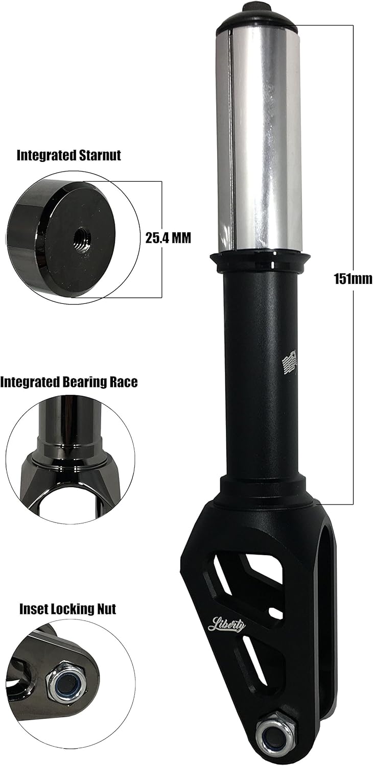 Liberty Mach 3 Threadless Aluminum Scooter IHC Fork