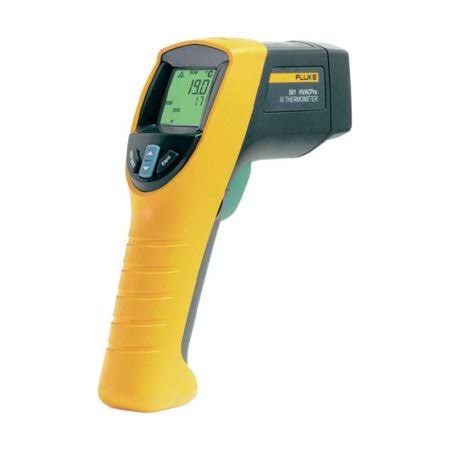 Fluke 561 HVAC/R Infrared and Contact Thermometer, White