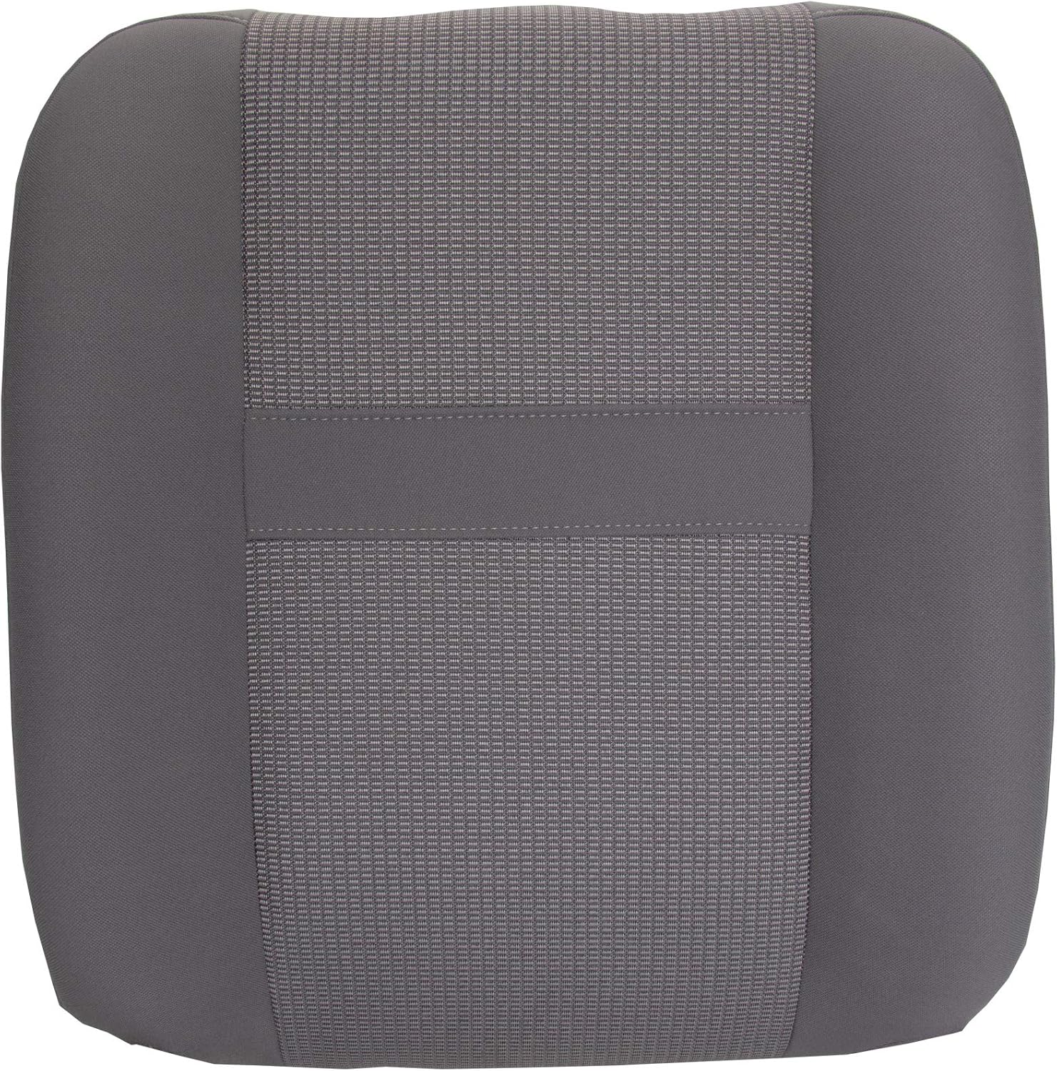 The Seat Shop Driver Top Replacement Cloth Seat Cover - Medium Slate Gray, Without Pocket, with Bottom Flap (Compatible with 2006-2008 Dodge Ram SLT 1500, and 2006-2009 SLT 2500 and 3500)