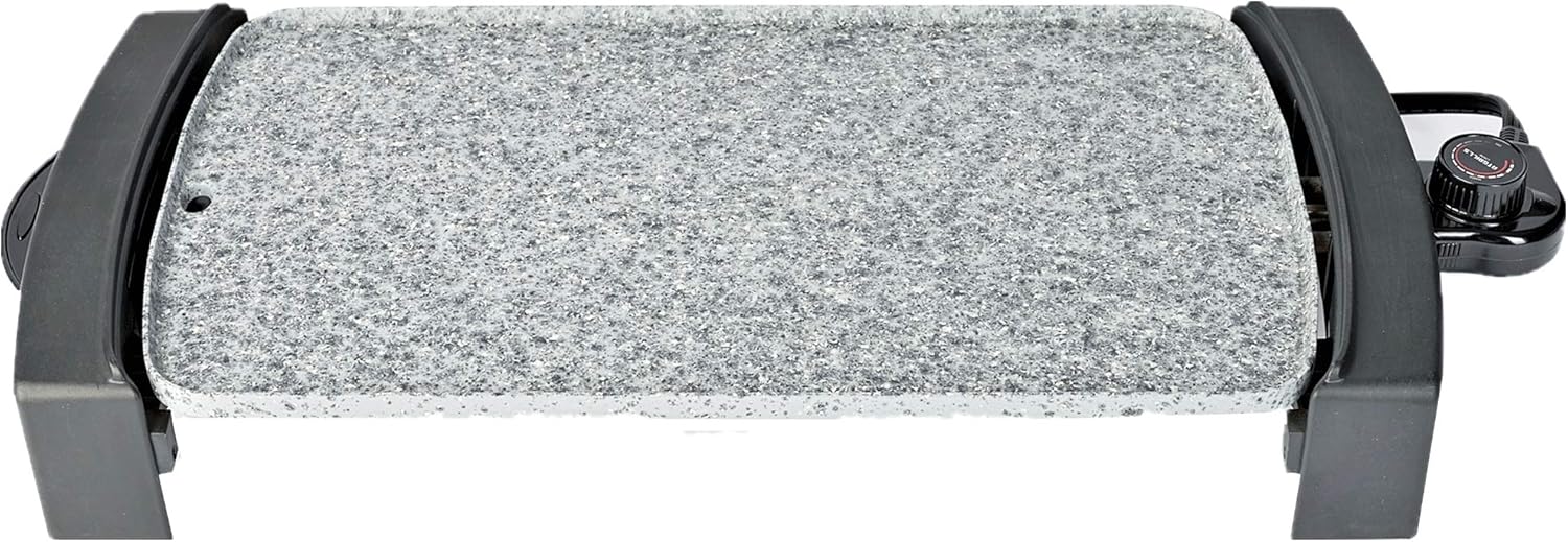 ATGRILLS Electric Indoor Grill Smokeless Stone-Derived Electric Griddle Pancake Griddle Pan 10