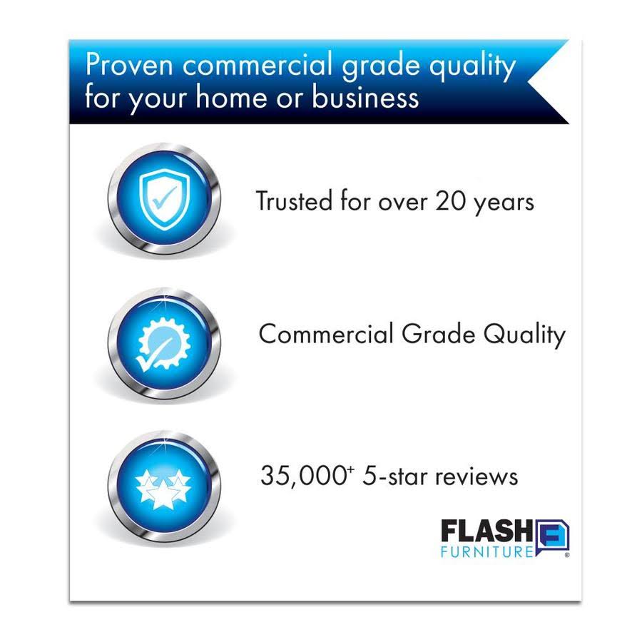 Flash Furniture 23.5x22 Square Black Metal Bar Table Set with Wood Top and 2 Backless Stools