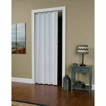 Spectrum 36 in. x 80 in. Via Vinyl White Accordion Door