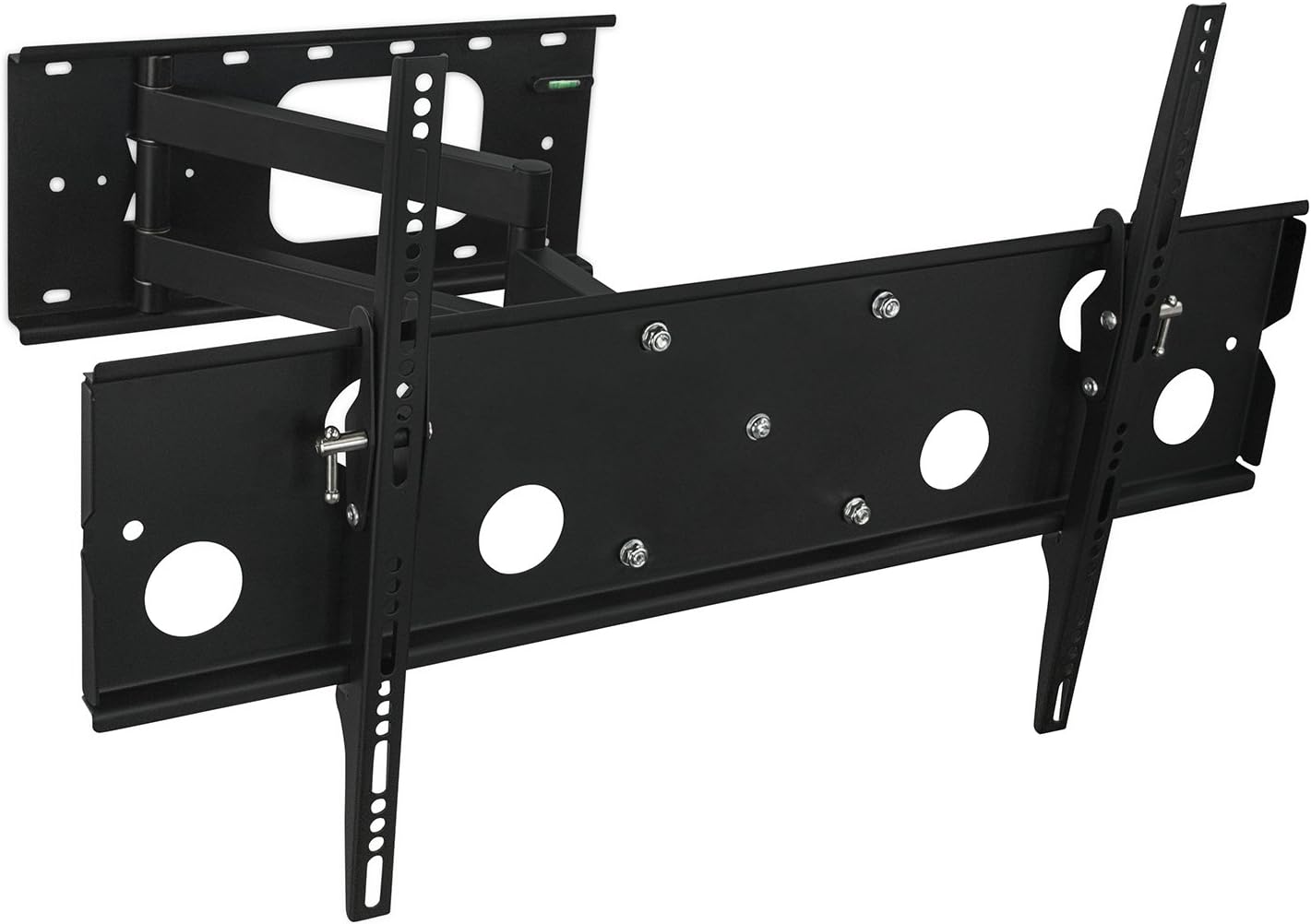 Mount-It! Extended Articulating TV Wall Mount Low-Profile Full Motion Tilting Corner Bracket for 32-60 Inch Flat Screen, VESA up to 750x450, 175 lb Capacity (MI-326B) Pack of 2
