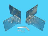 Ve-Ve D3-430 Corner Tie Section Connector Floating Dock Bracket.