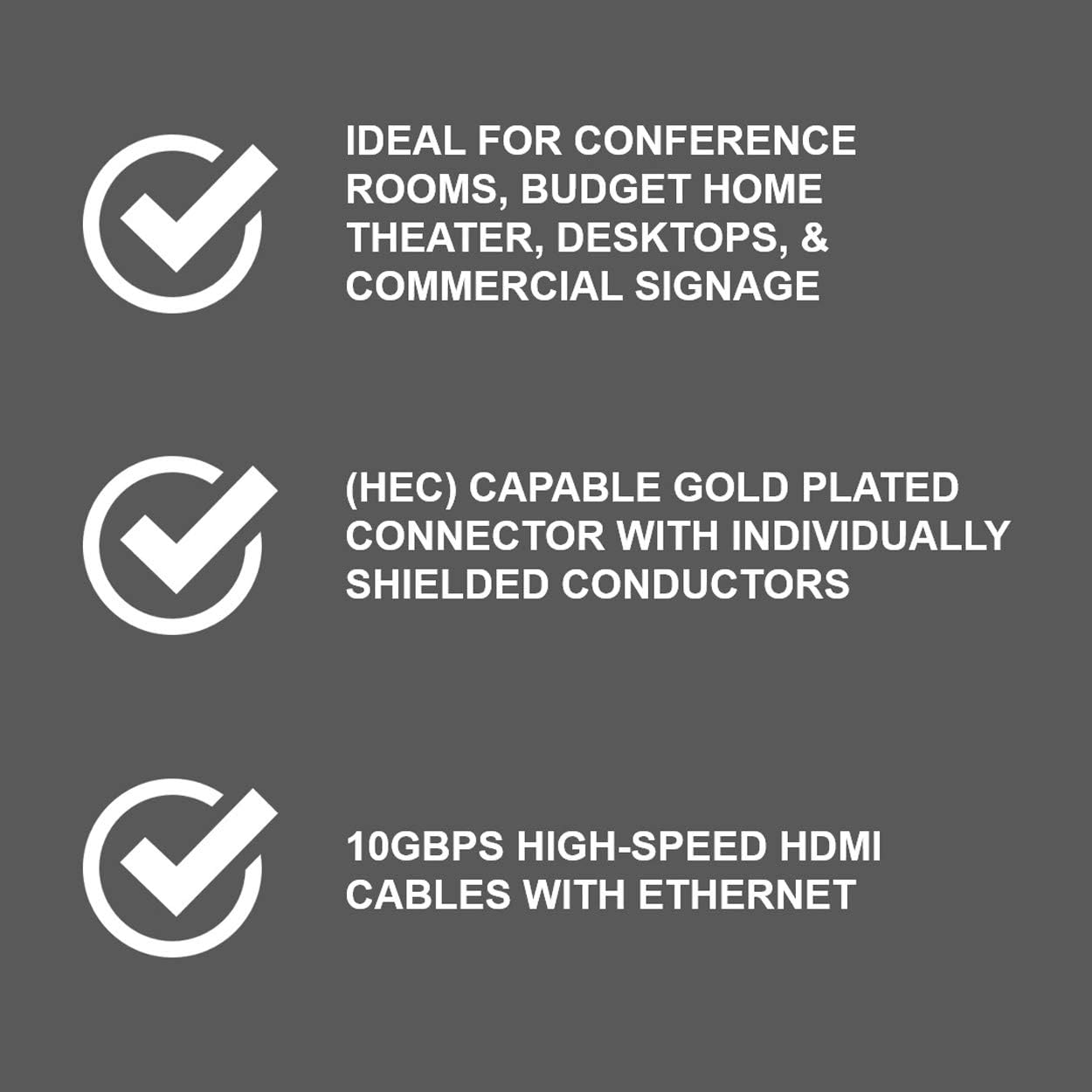 Legrand - On-Q AC2M20BK 65.61Feet 20Meter HighSpeed HDMI Cable with Ethernet