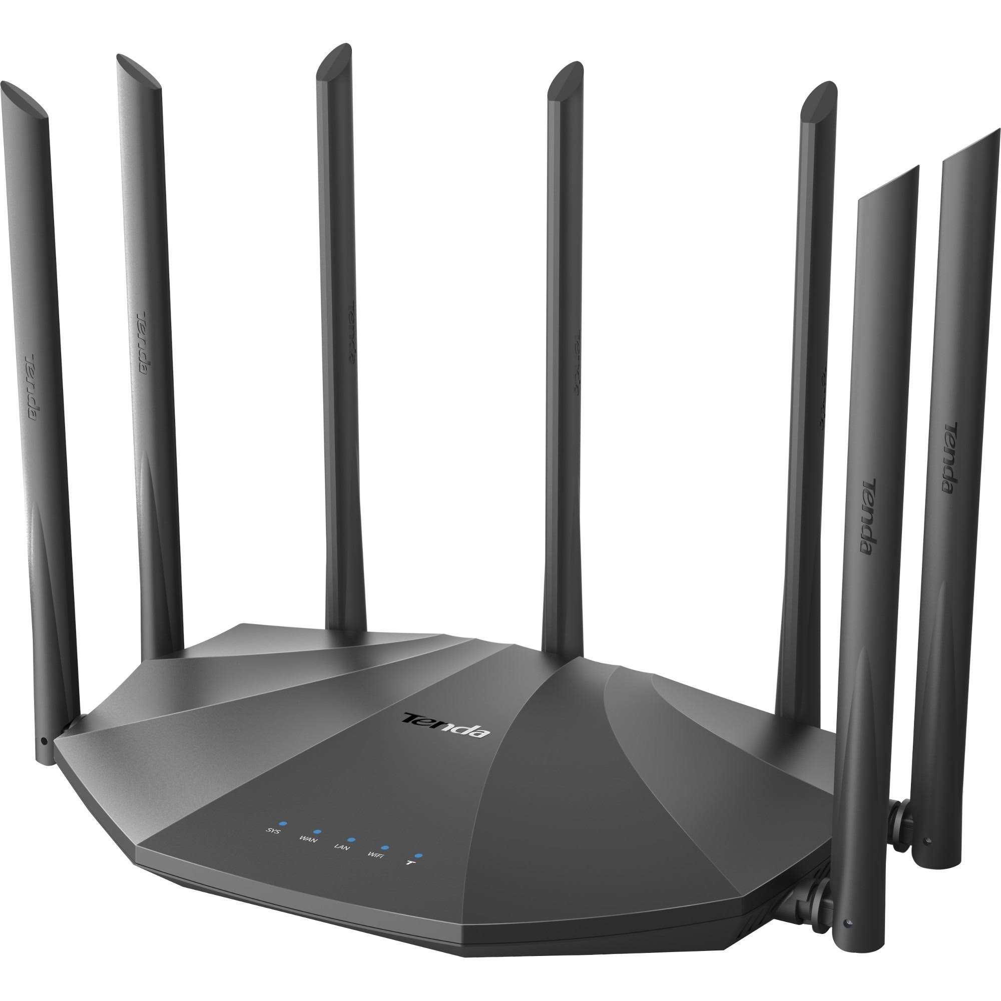 Tenda AC23 Wireless Router - 2033 Mbps - 2.4 GHz / 5 GHz - Gigabit Ethernet - 802.11b/a/g/n/ac Wave 2