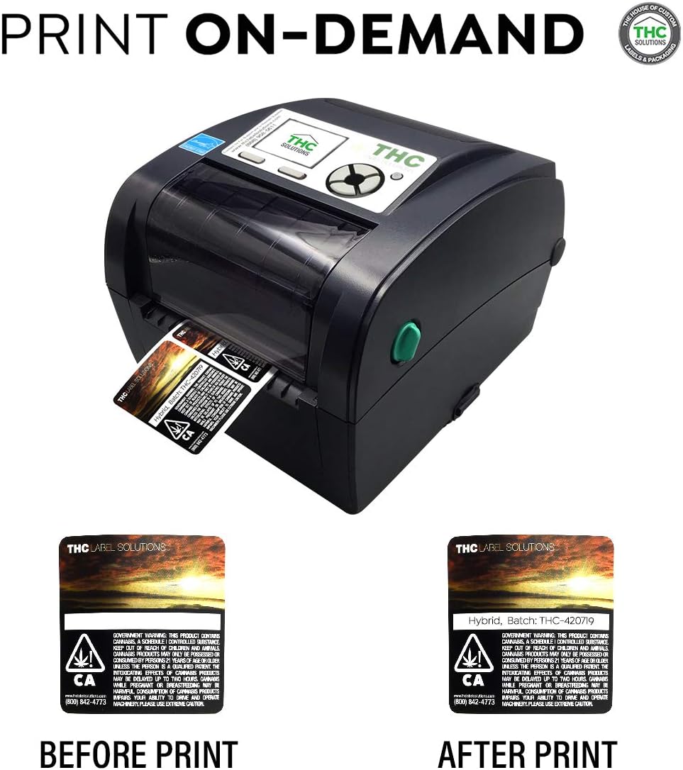 THC Compact Thermal Desktop Printer 200 DPI