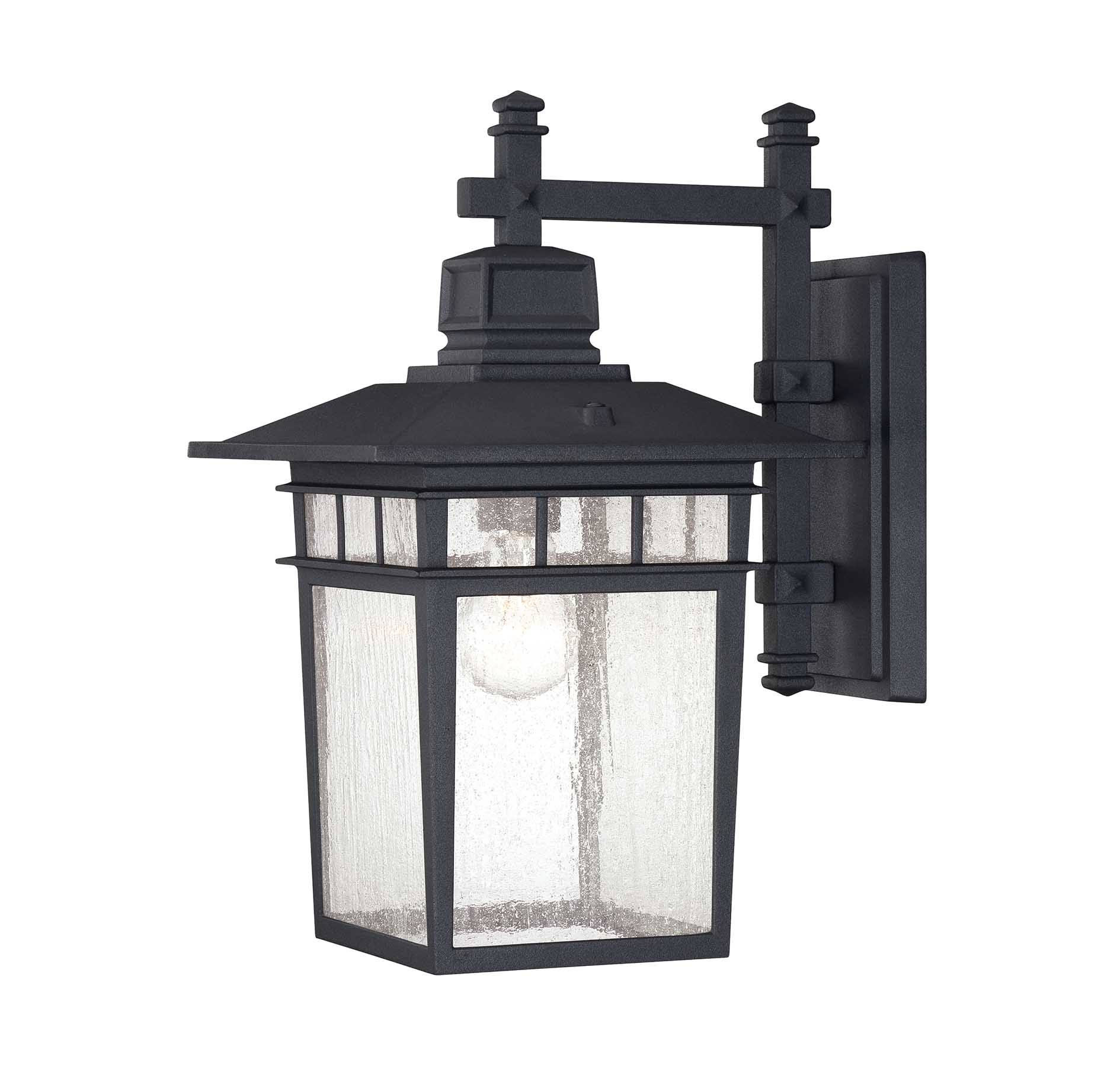 Savoy House 5-9591-BK - Linden 9x22 Wall Lantern, Textured Black