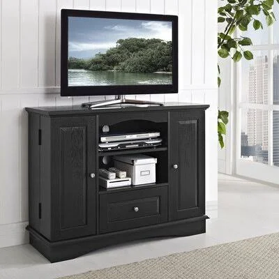 Phillipston TV Stand for TVs Up to 48x22 Charlton Home Color: Black